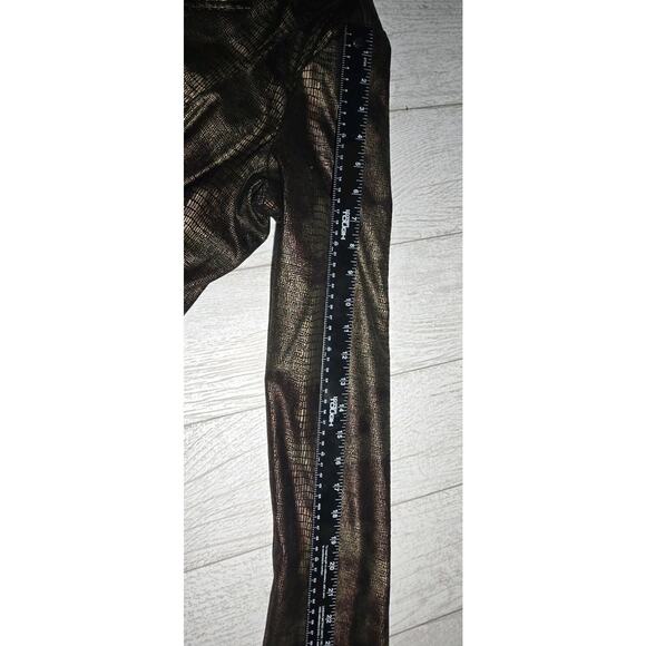 VTG Metallic Bamboo Traders Jacket Snake Print MOBWIFE Ombre MEDIUM City Chic - Picture 10 of 10